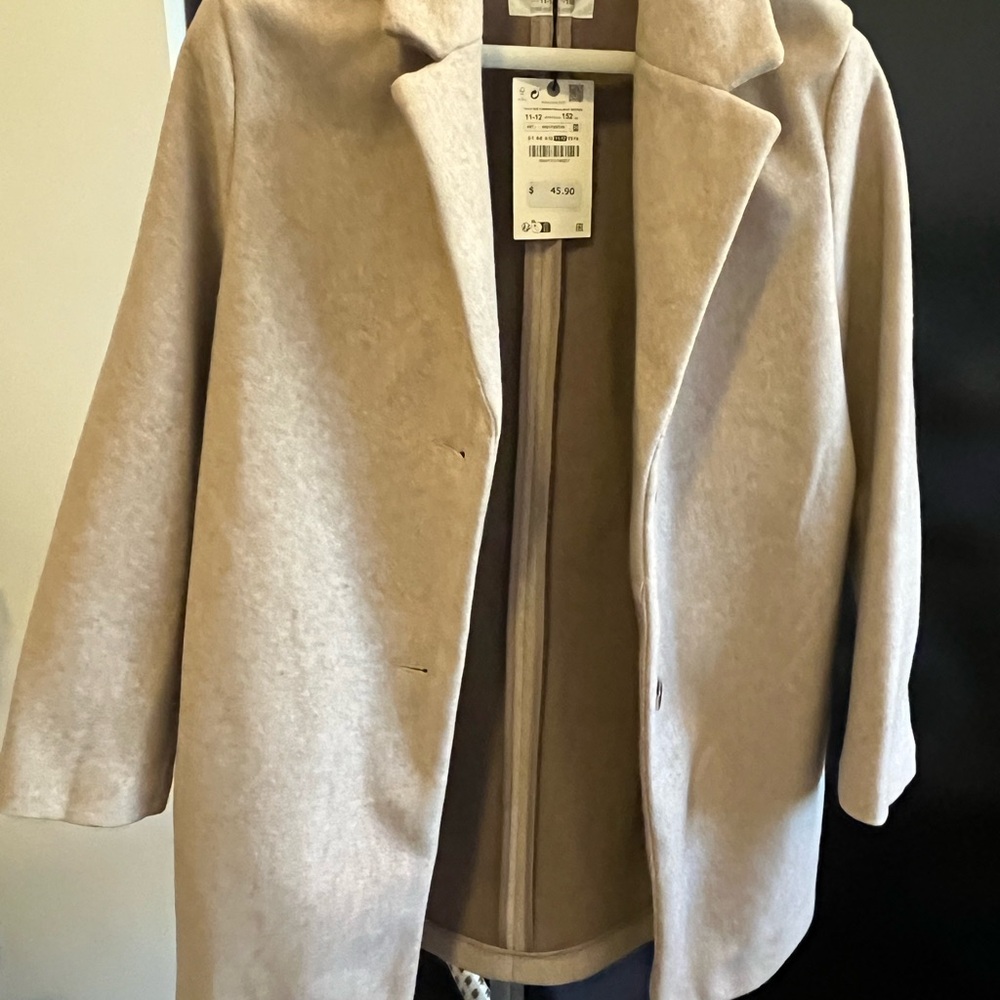 NWT 3 Pieces Bundle! Zara Kids Beige Trench Coat and 2 Denim Jackets